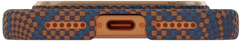 PITAKA Edge Dėklas Breath of Veins for Apple iPhone 17 Pro Max burning oranžinis