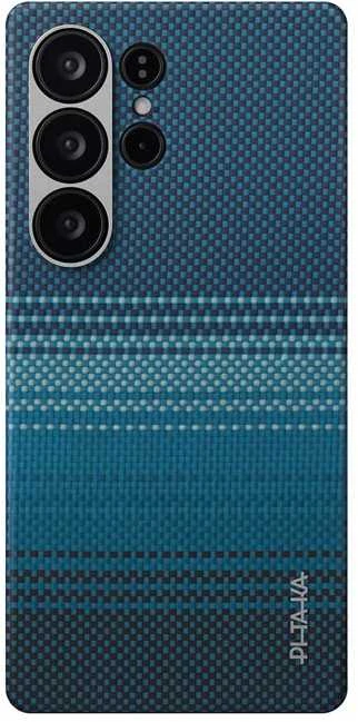 Pitaka lytėjimo austas dėklas, mėnulio pakilimo spalva – Samsung Galaxy S25 Ultra