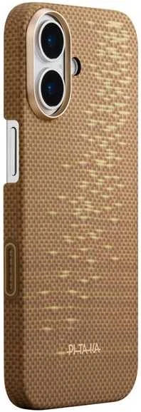 Dėklas Pitaka Ultra-Slim Case, Golden Glint - iPhone 17