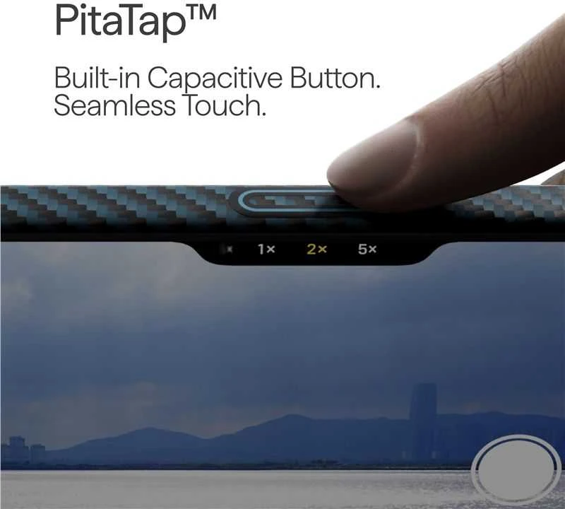 Dėklas Pitaka Ultra-Slim Case, Mėlyna/Pilkas - iPhone 17 Pro Max
