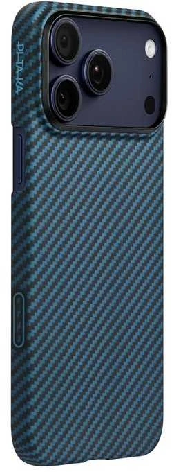 Dėklas Pitaka Ultra-Slim Case, Mėlyna/Pilkas - iPhone 17 Pro Max