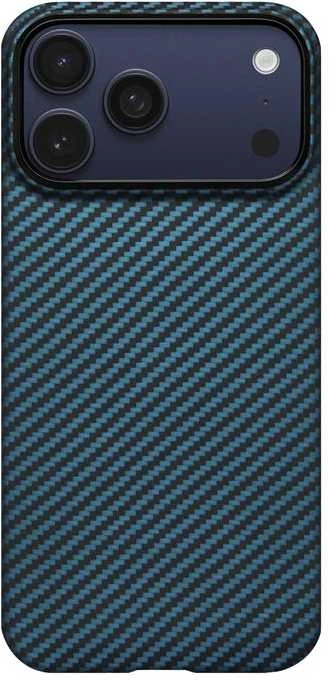 Dėklas Pitaka Ultra-Slim Case, Mėlyna/Pilkas - iPhone 17 Pro Max