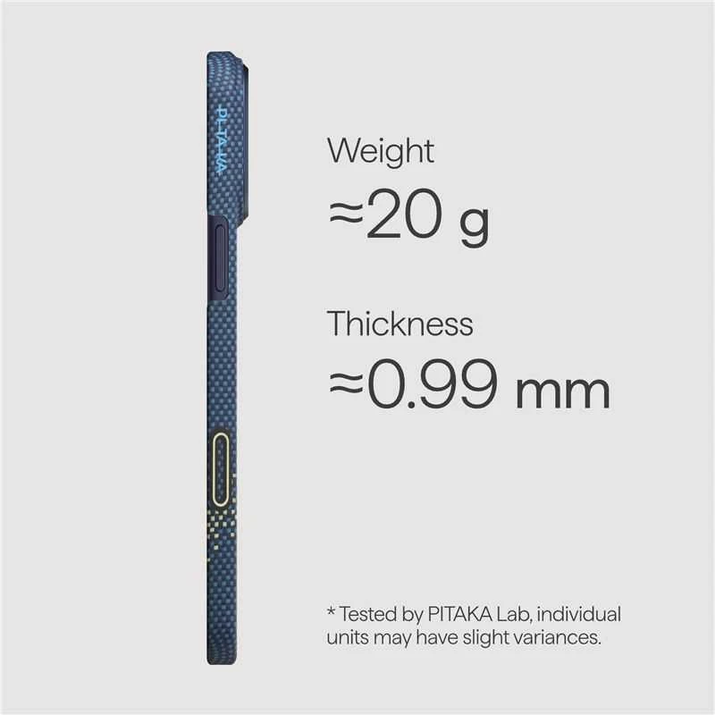Dėklas Pitaka Ultra-Slim Case, Milky way galaxy - iPhone 17 Pro Max