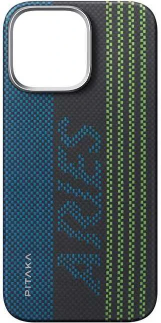 Pitaka x „Aries“ lytėjimo austas dėklas, skirtas kreditinėms kortelėms – „iPhone 16 Pro Max“