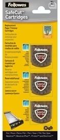 Keičiamos pjaustyklių kasetės Fellowes SafeCut, 3 stilių 0503-014