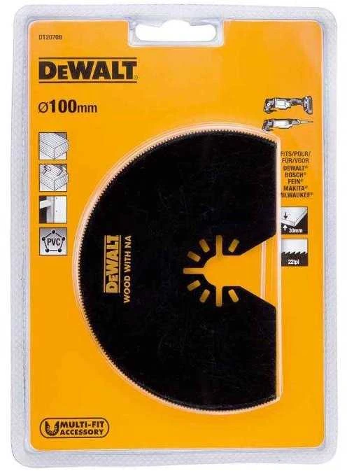 DEWALT BRZESZCZOT PÓŁOKRĄGŁY 100mm DO NARZĘDZIA WIELOFUNKCYJNEGO