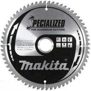 Makita T.C.T. pjūklas SPECIALIZED 190X2X20mm -5° T60 B-09612 T.C.T • 190 x20 mm • T60 • -5° • Aliuminiui