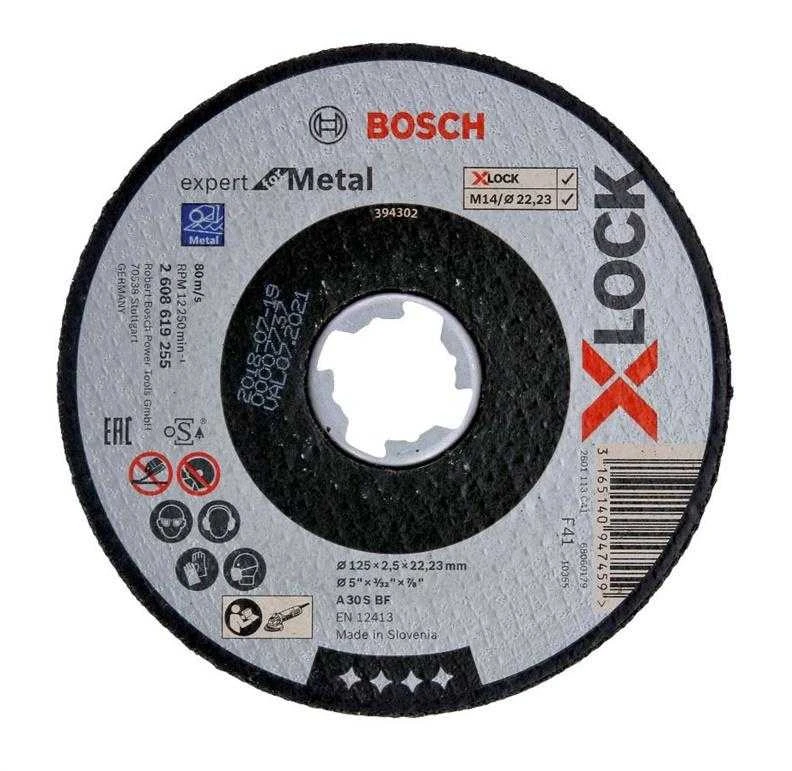 Bosch X-LOCK Expert for Metal 125 × 2,5 × 22,23 mm