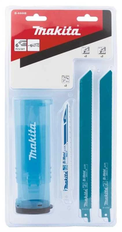 Makita Tiesinio pjūklo pjūklelių komplektas 6 Vnt. Metalui B-44448