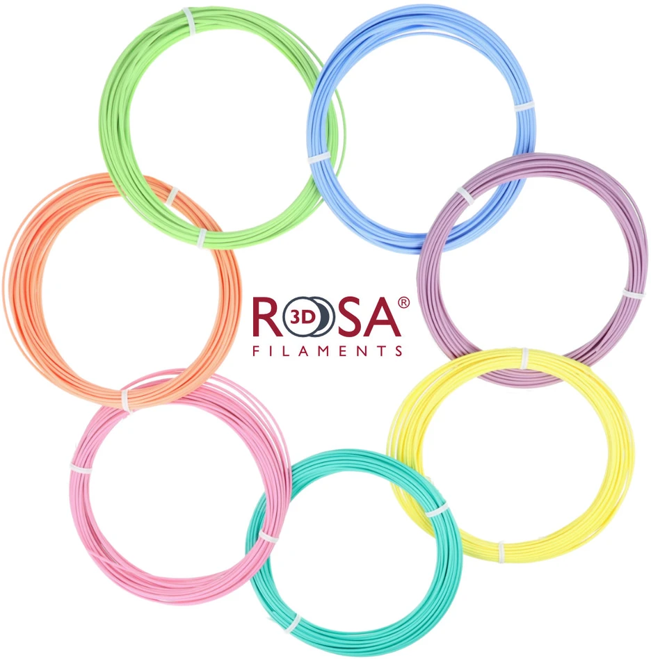 Plastikų rinkinys Rosa3D PLA Pastel - 1.75mm - 7x10m