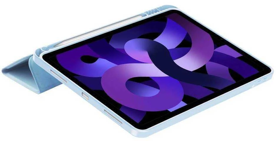 Planšetinio kompiuterio dėklas Apple iPad Air 10.9” 4 / 5 / 2020-2022 / 11” 6 / 7 / 2024-2025 Tech-Protect SC Pen žydros spalvos