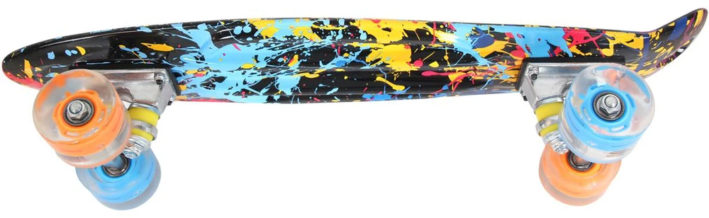 Enero Plastikinė 56 cm riedlentė su LED