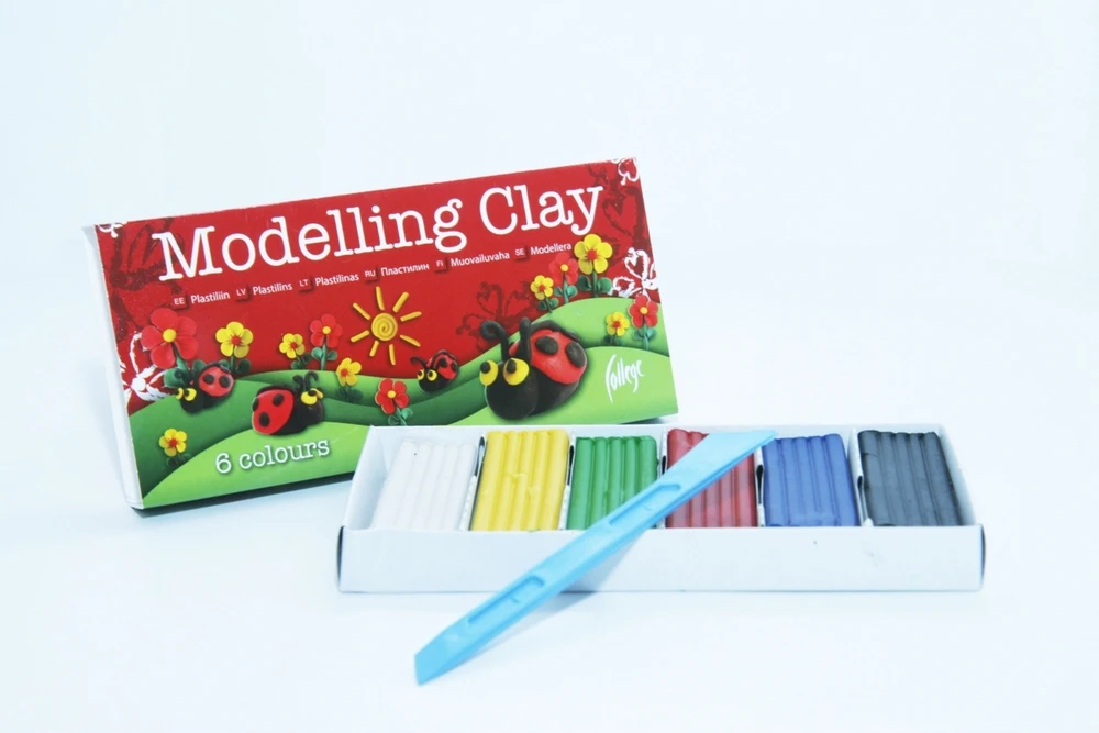 Plastilinas College, 120g, 6 spalvų