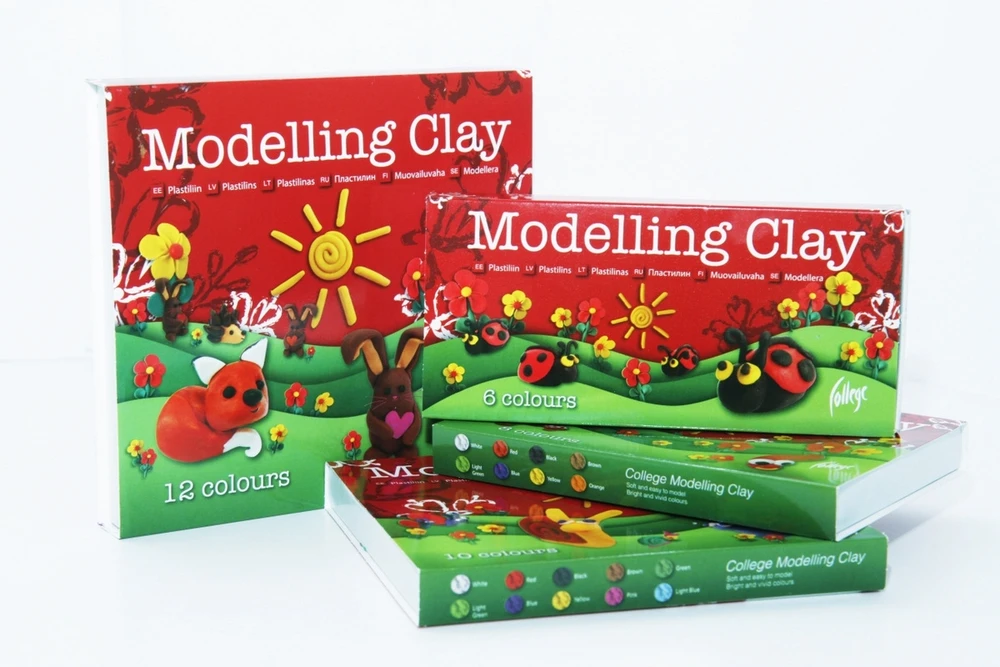 Plastilinas College, 240g, 12 spalvų