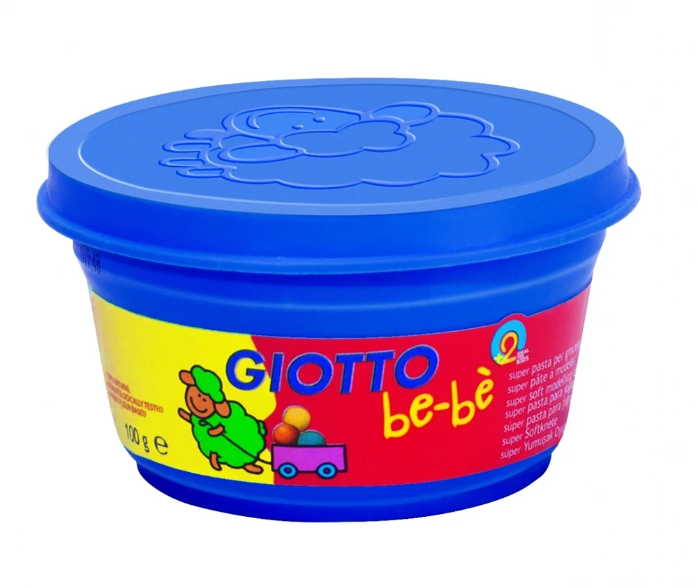 Plastilinas Fila Giotto Bebe 4x100g geltonas, mėlynas, raudonas, baltas