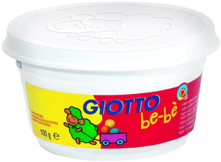 Plastilinas Fila Giotto Bebe 4x100g geltonas, mėlynas, raudonas, baltas