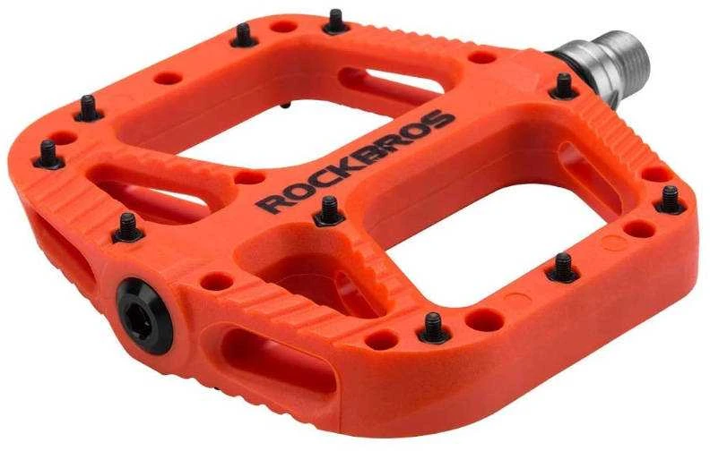 Rockbros 2018-12AOR platforminiai pedalai (oranžiniai)