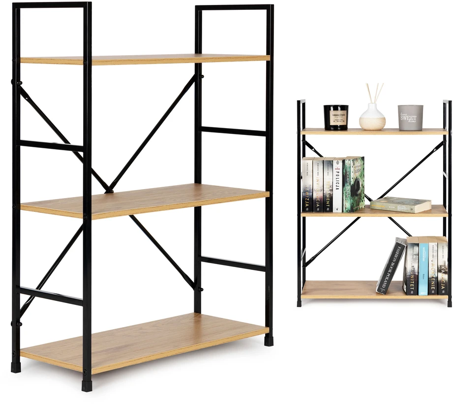 Lentyna ModernHome Loft, ruda/juoda