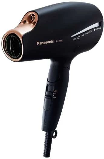 Panasonic | Plaukų džiovintuvas | EH-NA9J-K825 Nanoe | 1800 W | Number of temperature settings 4 | Diffuser nozzle | Juodas/Gold
