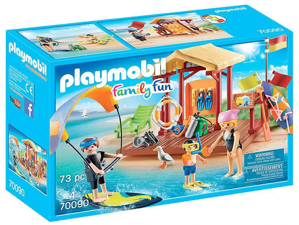 „Playmobil“ kūrybiniai blokai vandens sporto mokykla 73 kūriniai ZA5139