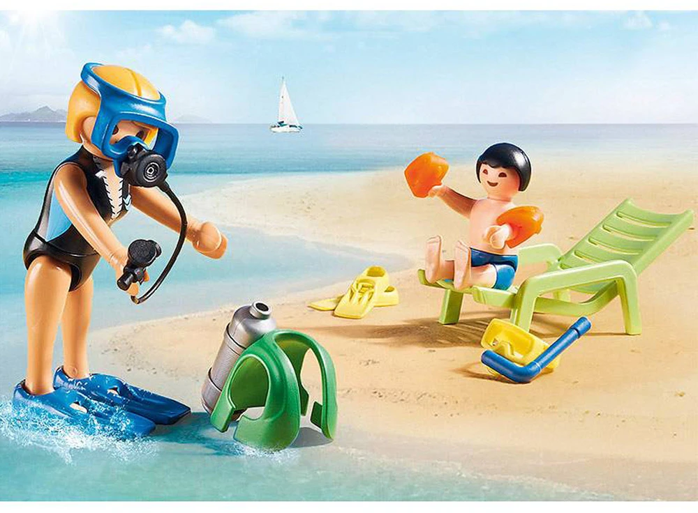 „Playmobil“ kūrybiniai blokai vandens sporto mokykla 73 kūriniai ZA5139
