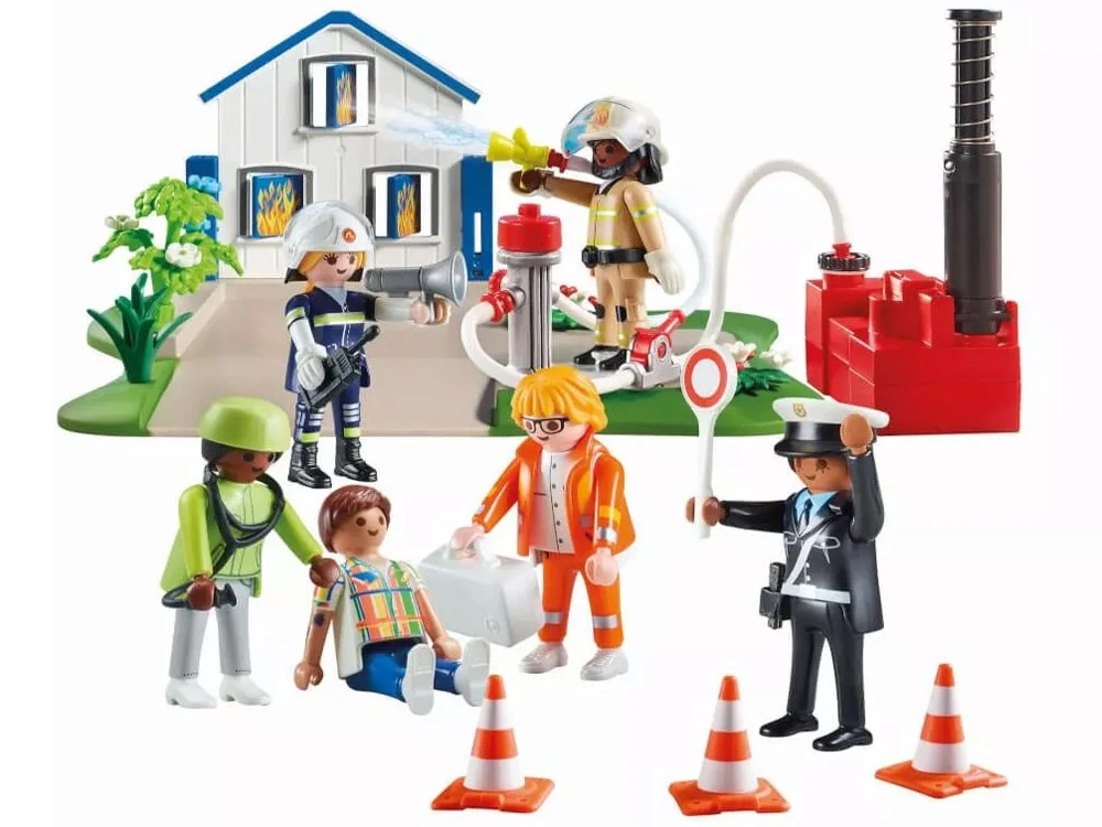 Playmobil My Figures gelbėjimo figūrėlės kaladėlėms 120 dalių ZA 5433