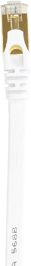 Plokščias tinklo kabelis S/STP CAT7 PNI U7150W, 2 x RJ45, 4 laidų poros, 32AWG, varinis, 10 Gbps, 600 MHz, 15m, baltas