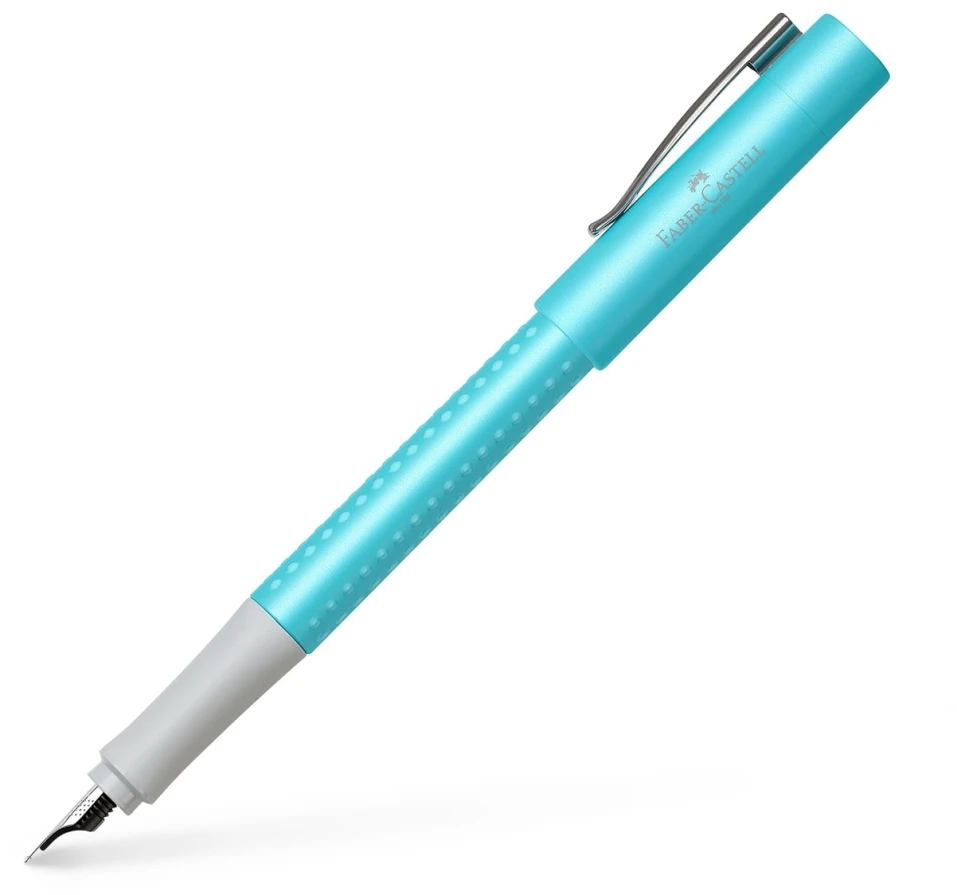 *Plunksnakotis Faber-Castell Grip, 0.5mm, F, perlamutrinės turkio spalvos