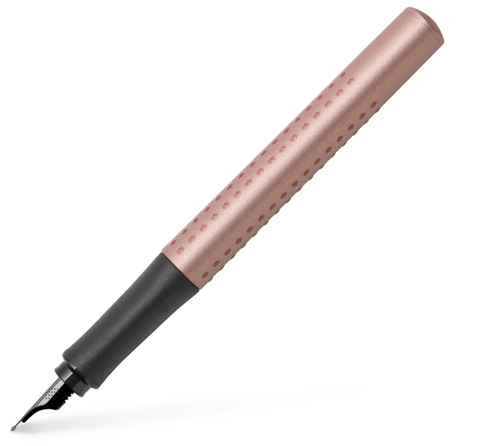 Plunksnakotis Faber-Castell Grip 2010, 0.5mm, F, rausvo aukso spalvos