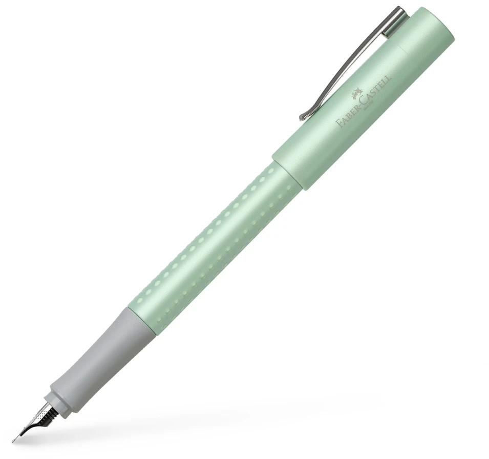 Plunksnakotis Faber-Castell Grip 2010,Pearl Edition 0.7mm, M, mėtinės spalvos
