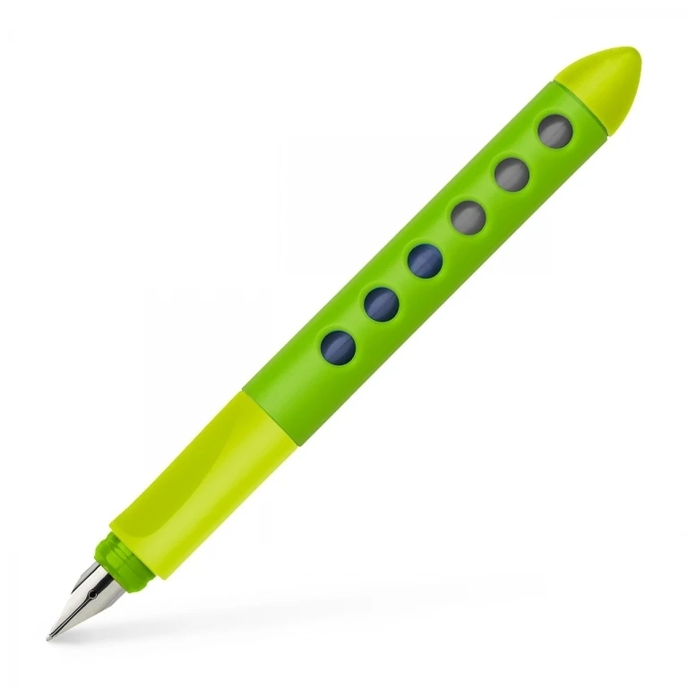 Plunksnakotis Faber-Castell Scribolino, kairiarankiams, šviesiai žalios spalvos korpusas