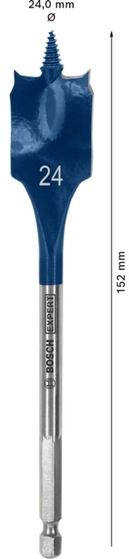 Bosch Plokščias frez.grąžtas su centr.grąžtu, 24x152