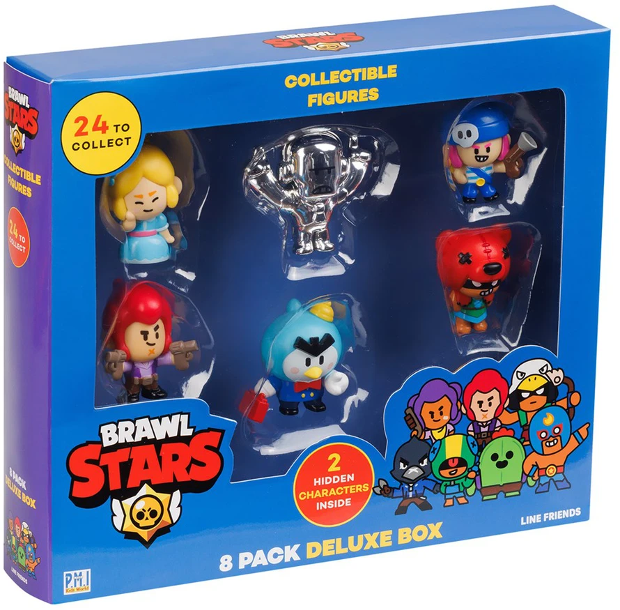 „Pmi Kids World BRAWL STARS“ 1 S1 FIGŪRĖLĖS – 8 PRABANGIŲ DĖŽUTĖS, B VERSIJA