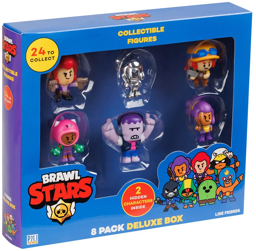 „Pmi Kids World BRAWL STARS“ 1 S1 FIGŪRĖLĖS – 8 PRABANGIŲ DĖŽUTĖS, C VERSIJA