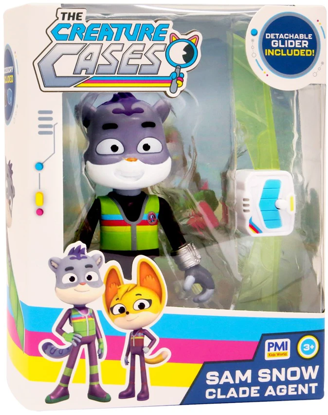Pmi Kids World CREATURE CASES S1 CLADE AGENTO VEIKSMO FIGŪRĖLĖ - SAM SNOW