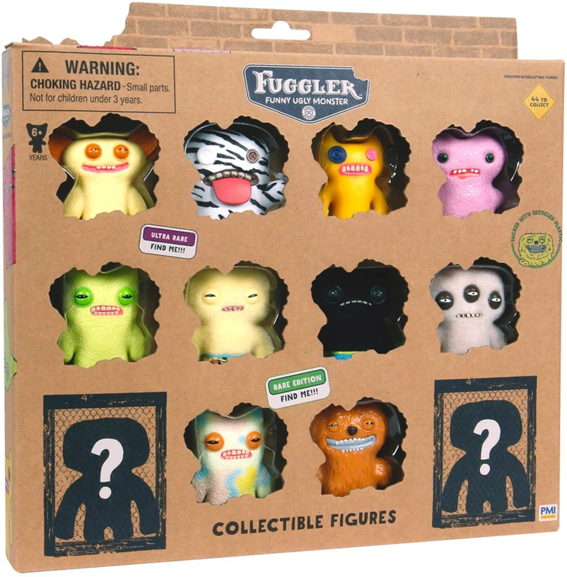 Pmi Kids World FUGGLER S1 KOLEKCINIŲ FIGŪRĖLIŲ 12 PAKUOTĖ PRABANGIOJE DĖŽUTĖJE B