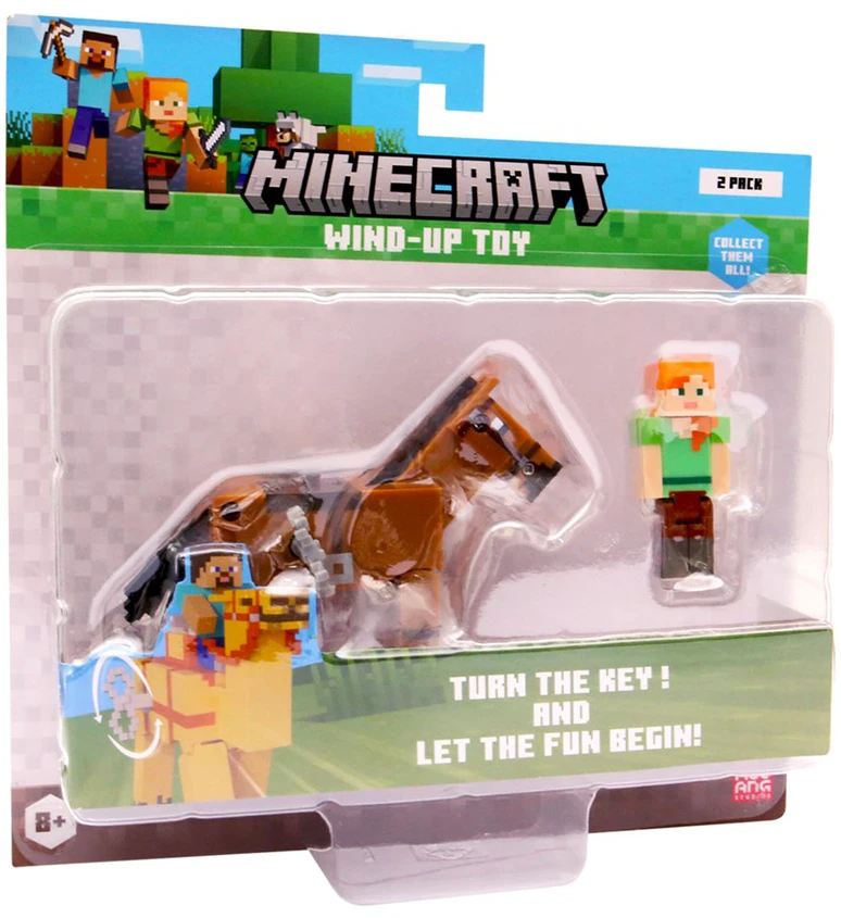 Pmi Kids World MINECRAFT S2 3D UŽVEDAMASIS ŽAISLĖLIS – ALEKSAS IR ARKLYS