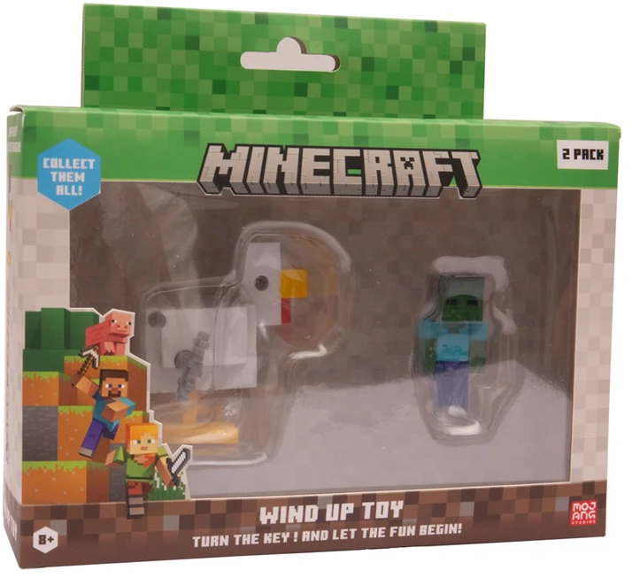 Pmi Kids World MINECRAFT S2 3D UŽVEDAMASIS ŽAISLĖLIS – VIŠTIENA IR ŽOKĖJUS