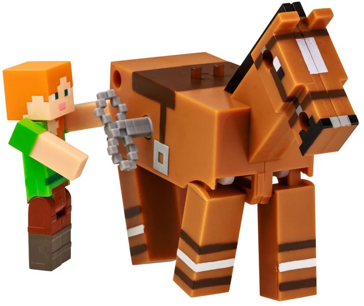 Pmi Kids World MINECRAFT S2 3D UŽVEDAMASIS ŽAISLĖLIS – ALEKSAS IR ARKLYS