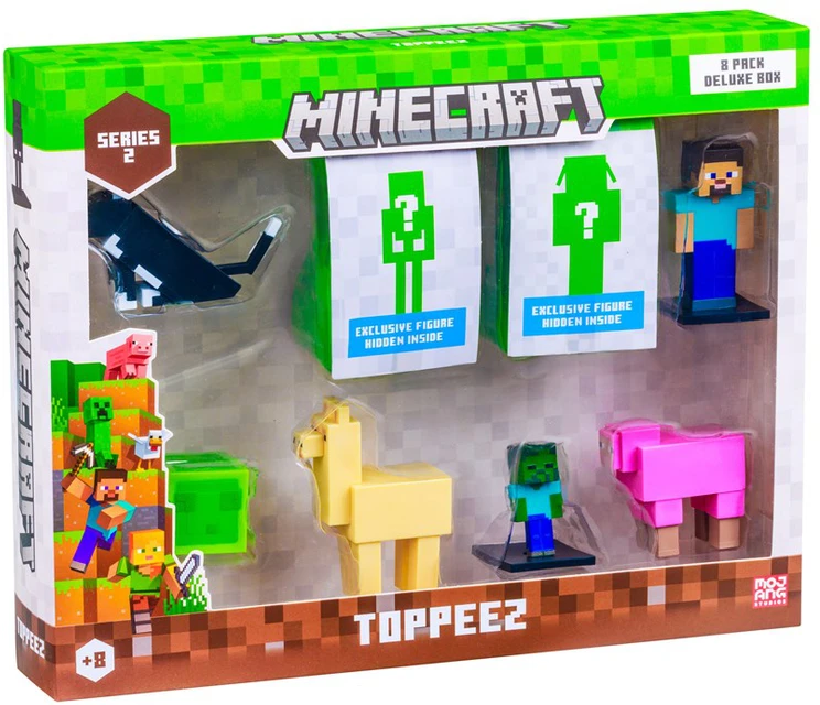 Pmi Kids World MINECRAFT S2 FIGŪRĖLĖS - 8 PRABANGIŲ DĖŽUTĖ (Asortimentas)