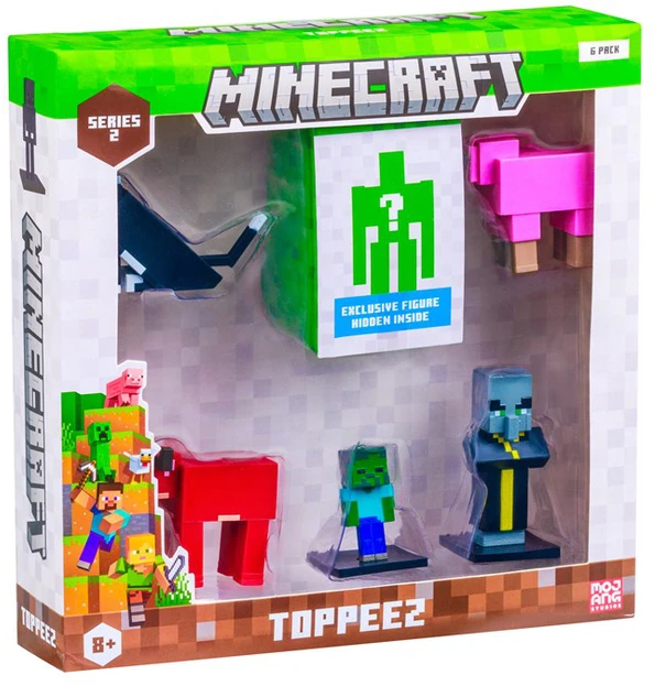 Pmi Kids World MINECRAFT S2 FIGŪRĖLĖS - 6 PRABANGIŲ DĖŽUTĖ (Asortimentas)