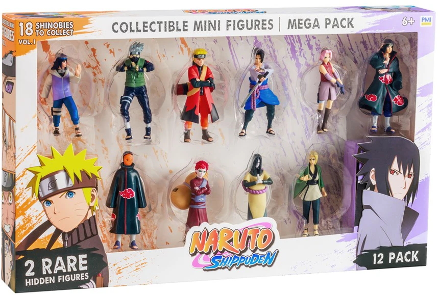 Pmi Kids World NARUTO SHIPPUDEN FIGŪRĖLĖS - 12 PRABANGIŲ LEIDIMO B VERSIJA