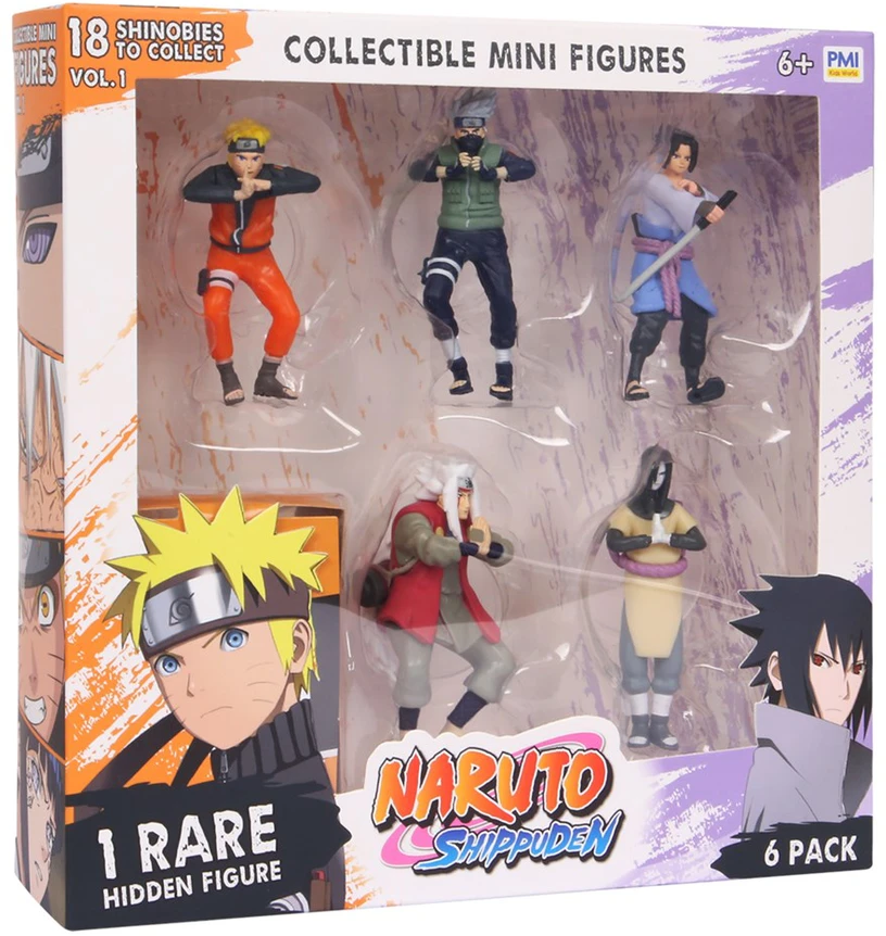 „Pmi Kids World“ NARUTO SHIPPUDEN FIGŪRĖLĖS – 6 PRABANGIŲ LEIDIMO B VERSIJA