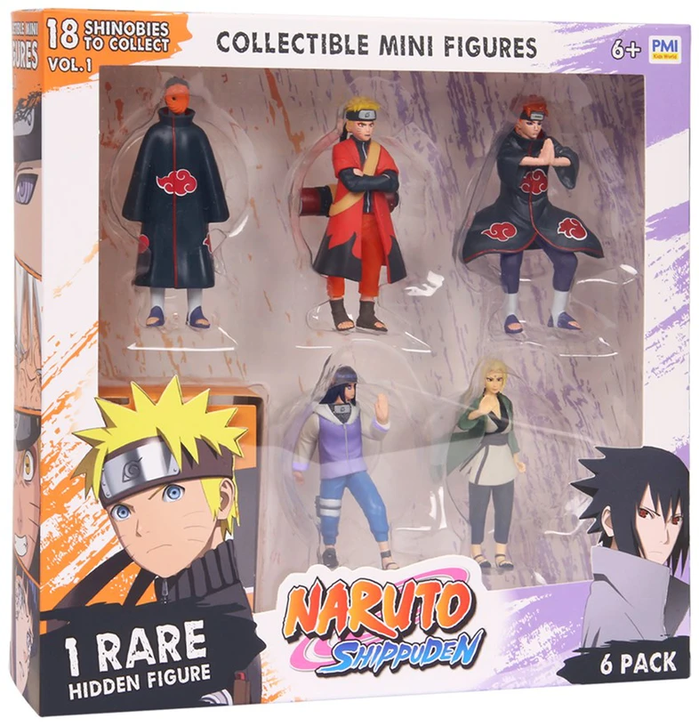 „Pmi Kids World“ NARUTO SHIPPUDEN FIGŪRĖLĖS – 6 PRABANGIŲJŲ LEIDIMŲ D VERSIJA