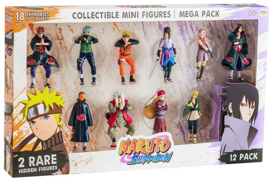Pmi Kids World NARUTO SHIPPUDEN FIGŪRĖLĖS - 12 PRABANGIŲ LEIDIMO A VERSIJA
