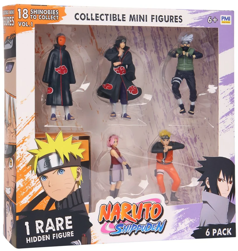 „Pmi Kids World“ NARUTO SHIPPUDEN FIGŪRĖLĖS – 6 PRABANGIŲ LEIDIMO A VERSIJA
