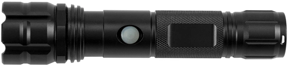 PNI Adventure F10 aliumininis žibintuvėlis su 1x6W LED, 500lm iki 200m fokusavimu, su baterija ir micro USB jungtimi