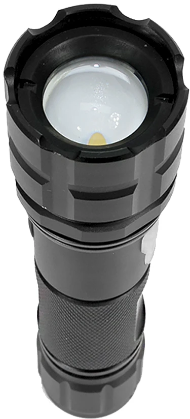 PNI Adventure F10 aliumininis žibintuvėlis su 6W LED, 500lm, iki 200m fokusavimu, su baterija ir PNI CHG300 maitinimo adapteriu su USB C prievadu, QC3.0, PD3.0, PPS ir USB-A prievadu, 30W