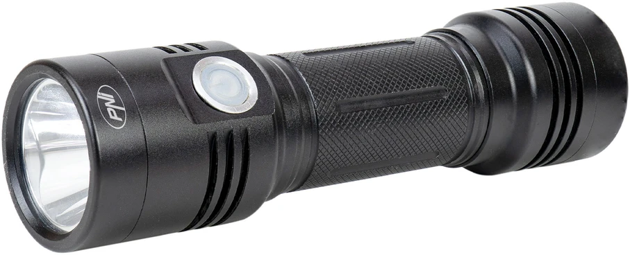 PNI Adventure F200 aliumininis dvigubas žibintuvėlis su LED, 4000mAh baterija ir pridedamu „Sticky Pad Flag“