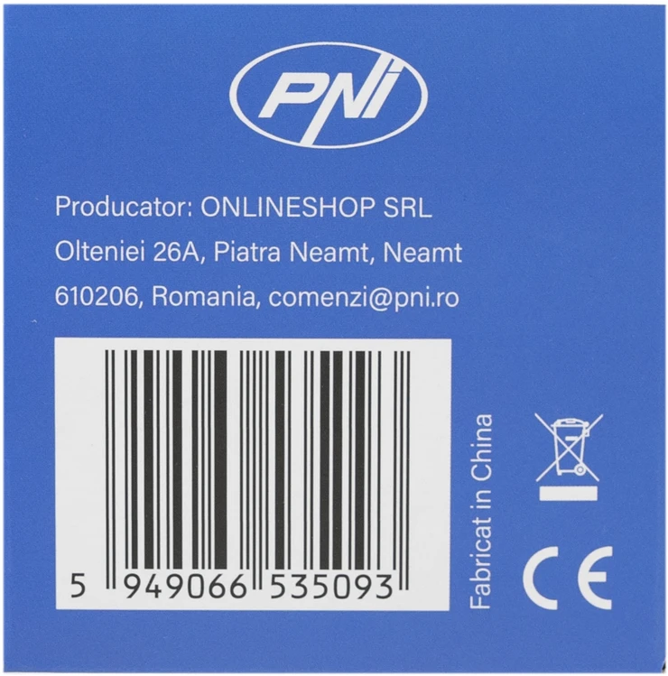 PNI Adventure F300 LED žibintuvėlis, 3 spalvos: balta, raudona, žalia, atstumas 500 m, šviesos srautas 540 lm, 18650 3000mAh baterija komplekte, baterijos įkroviklis komplekte, priartinimo ir šviesos intensyvumo reguliavimo funkcija